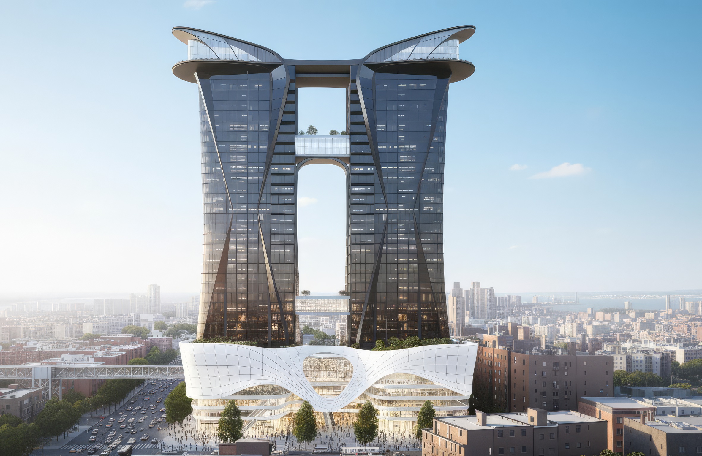 Photo of Cartagena's cathedral at the background and some colonial style houses
